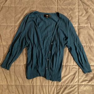 Mossimo Blue Cardigan Sweater